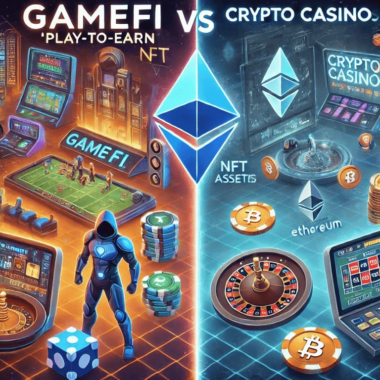 Jak GameFi mění iGaming: srovnání s kryptoměnovými kasiny